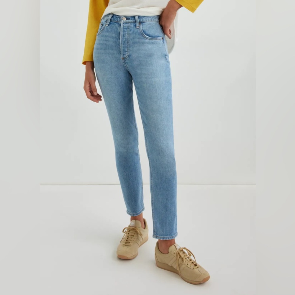 Denim Forum The Yoko High Rise Slim 28L Limited Edition Size 27 Sold Out NWOT